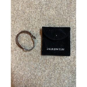 Rope and silver boho bracelet